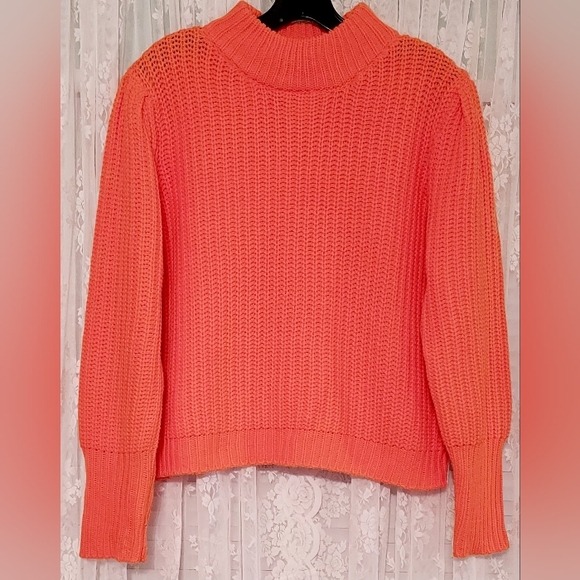 Sincerely Ours Sweaters - Sincerely Ours Chunky Knit Sweater Women's Size M Orange